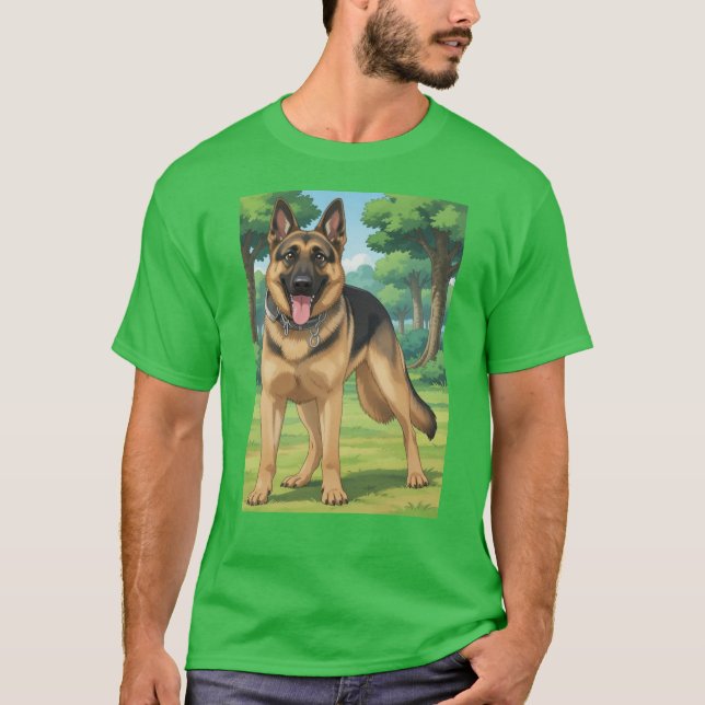 DOG SHEPHERD T-Shirt (Front)
