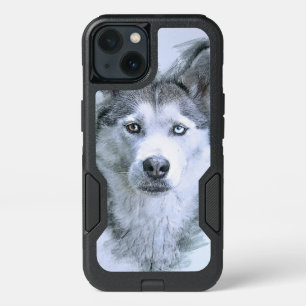 Dog Siberian Husky Drawing Sled Dog OtterBox  iPhone 13 Case