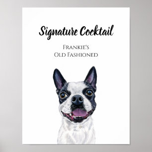 Dog Signature Drink Sign
