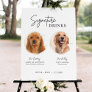 Dog Signature Drinks Sign Wedding Bar Sign