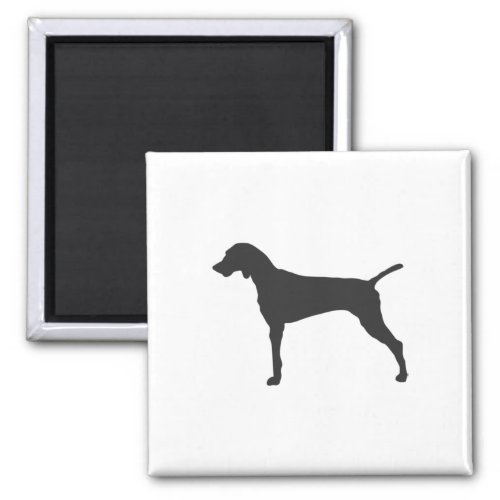 Dog Silhouette Dark  Magnet