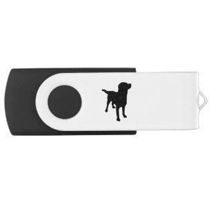 Dog Silhouette Flash Drive