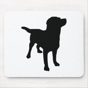 Dog Silhouette Mouse Pad