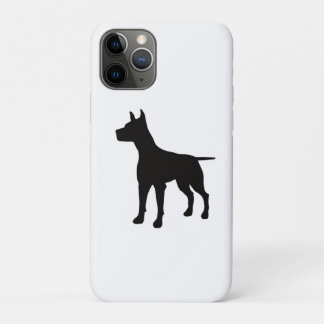 Dog Silhouette Print iPhone 11 Pro Case