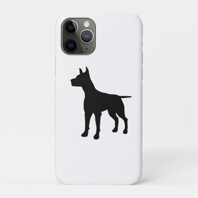 Dog Silhouette Print Case-Mate iPhone Case (Back)