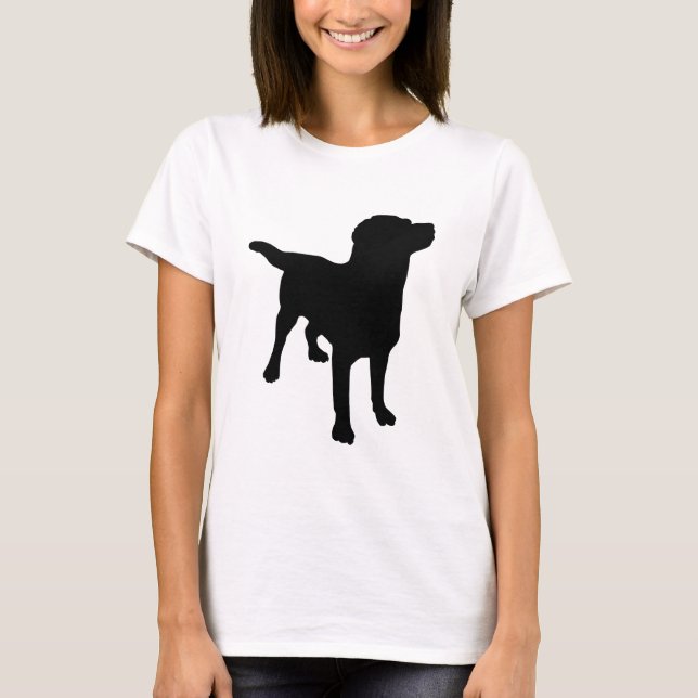 Dog Silhouette T-Shirt (Front)