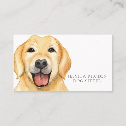 Dog Sitter Business Card