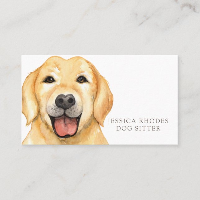 Dog Sitter Business Card (Front)