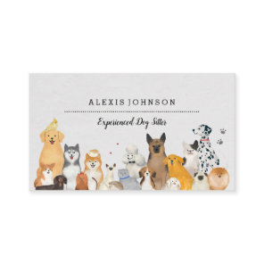 Dog Sitter Business Cards
