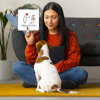 Dog Sitter Cat Sitter Pet Services Grooming Cute Square Business Card
