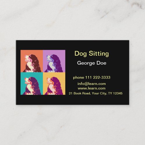 Dog Sitting Business Card