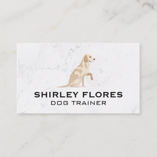 Dog Sitting  Shaking Paw Business Card