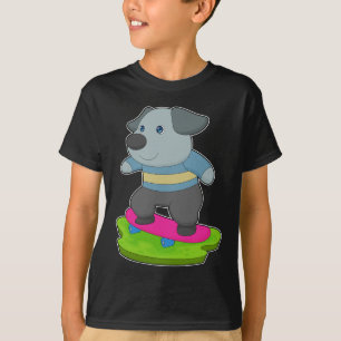 Dog Skater Skateboard T-Shirt