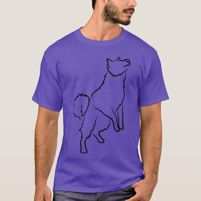Dog Sketch girl friend T-Shirt (Front)