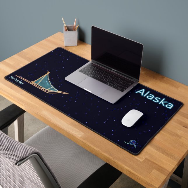 Dog Sled - Alaska Desk Mat (Office 2)