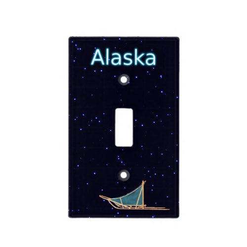 Dog Sled _ Alaska  Light Switch Cover