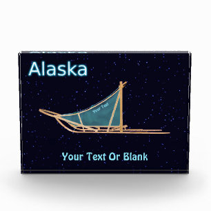 Dog Sled - Alaska Photo Block