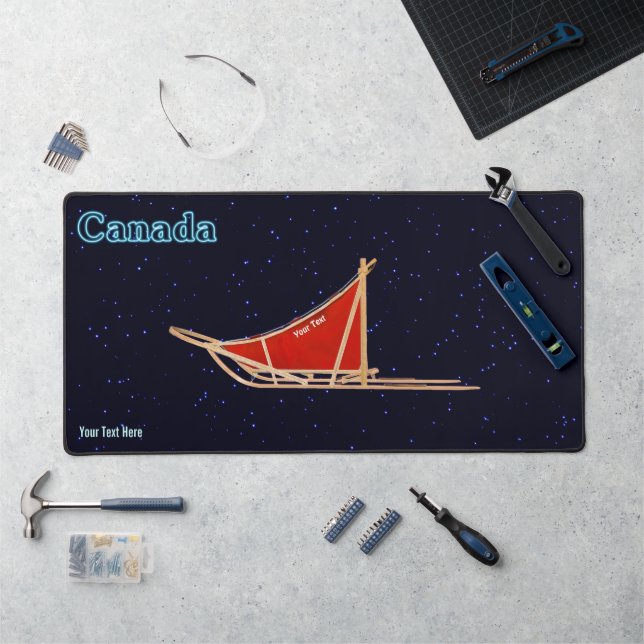 Dog Sled - Canada  Desk Mat (Workstation)
