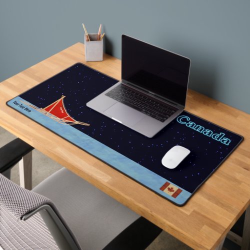 Dog Sled _ Canada Desk Mat