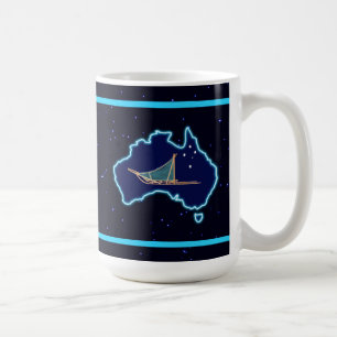 Dog Sled Down Under Coffee Mug