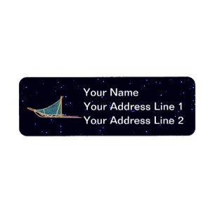 Dog Sled Label