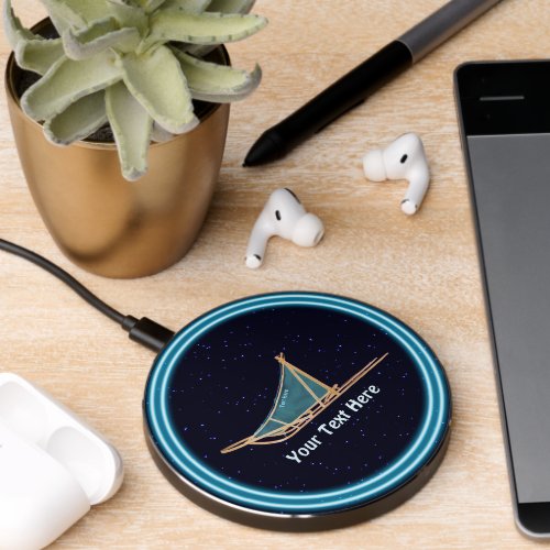 Dog Sled On Stars Wireless Charger
