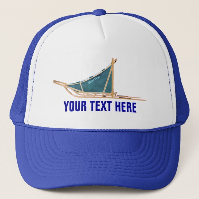 Dog Sled Trucker Hat (Front)