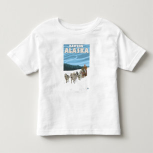 Dog Sledding Scene - Dawson, Alaska Toddler T-shirt