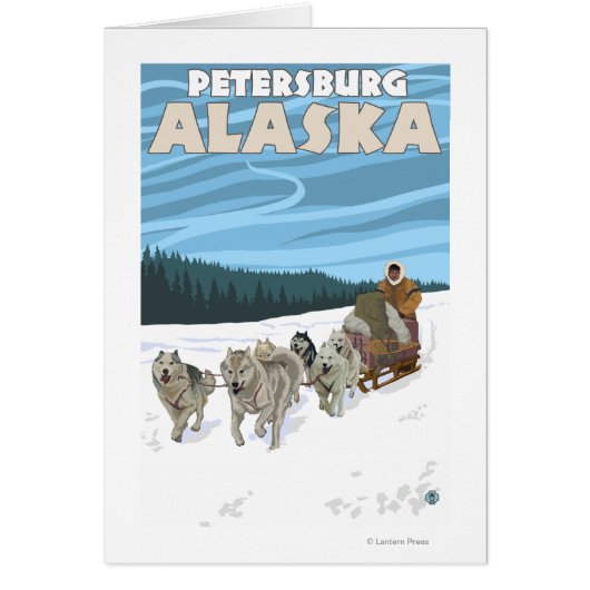 Dog Sledding Scene - Petersburg, Alaska (Front)
