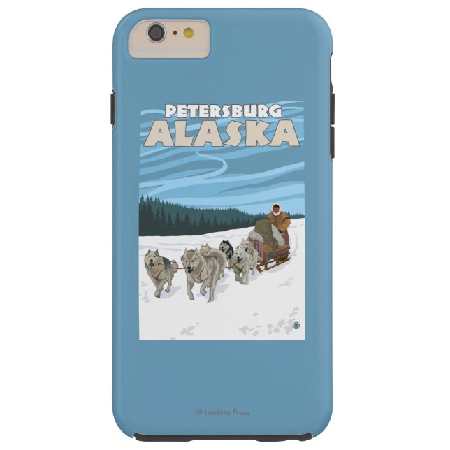 Dog Sledding Scene - Petersburg, Alaska Case-Mate iPhone Case (Back)