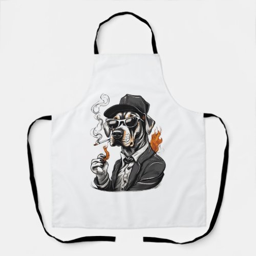 Dog Smoking Essential T_Shirt Apron