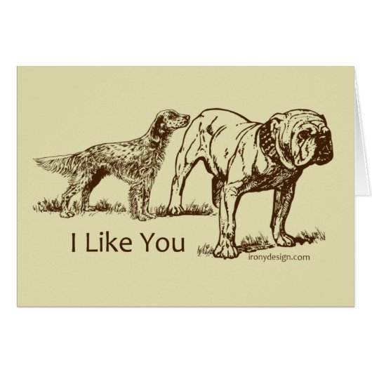 Dog Sniffs Butt Cards (Front Horizontal)
