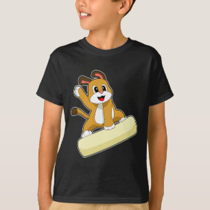Dog Snowboard Winter sports T-Shirt