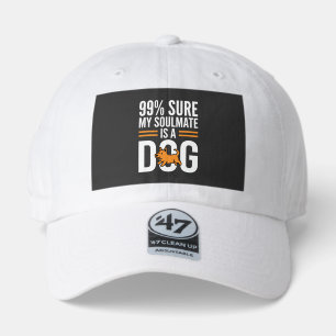 Dog Soulmate Funny Pet Lover Typography 47 Brand Hat