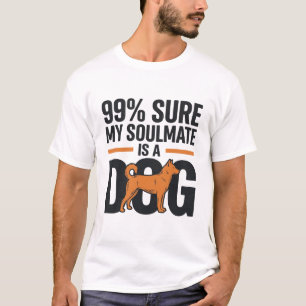 Dog Soulmate Funny Vintage Engraving T-Shirt Desig