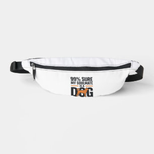 Dog Soulmate Funny Vintage Engraving T-Shirt Desig Fanny Pack