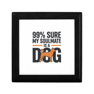Dog Soulmate Funny Vintage Engraving T-Shirt Desig Gift Box