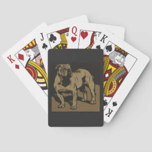 Dog - Square Animals Illustration Poker Cards
