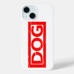 Dog Stamp iPhone 15 Case