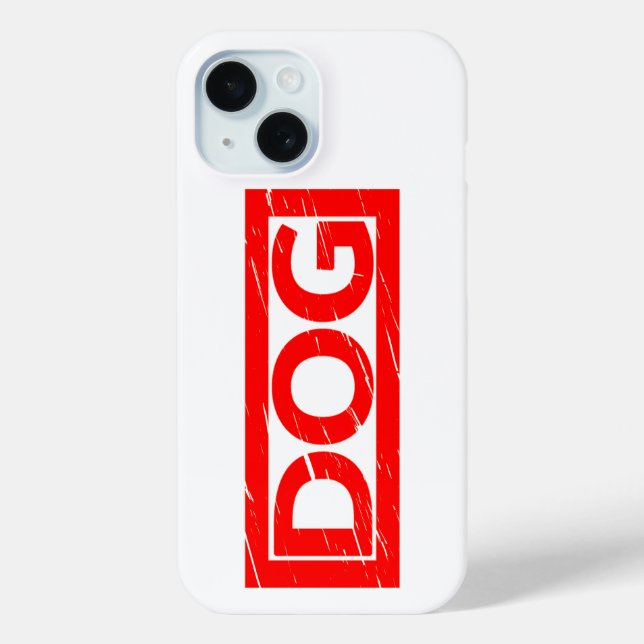 Dog Stamp Case-Mate iPhone Case (Back)