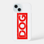 Dog Stamp iPhone 15 Case