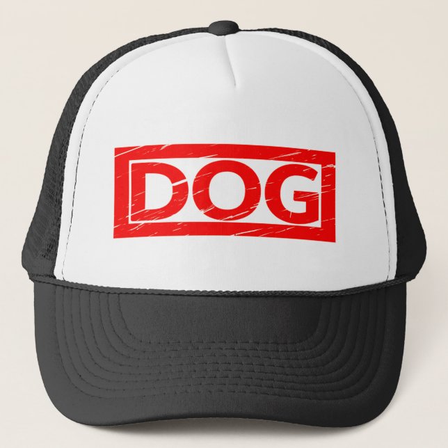 Dog Stamp Trucker Hat (Front)