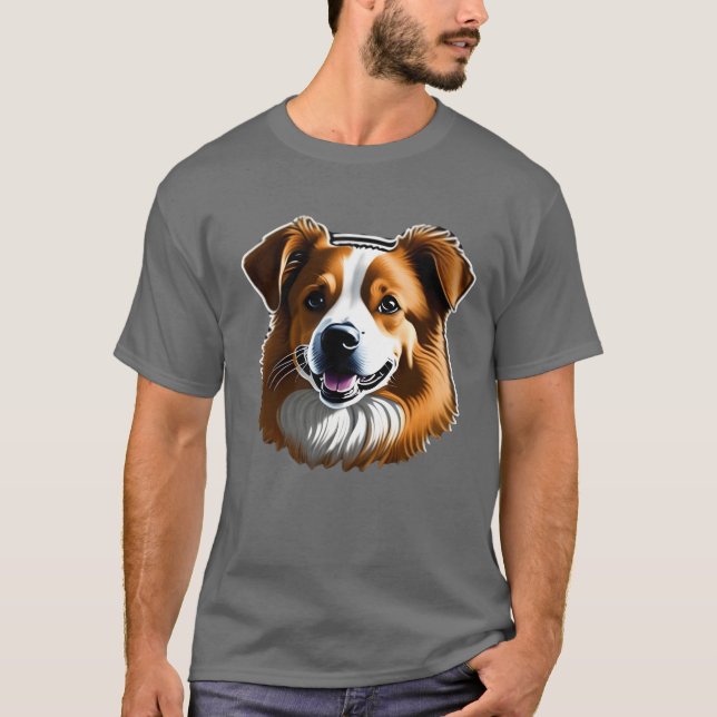 dog stickers for walls dog stickers printable dog  T-Shirt (Front)