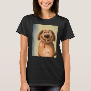 Dog sticking out tongue goofy dog T-Shirt