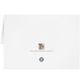 Dog Sticking Tongue Out with Puddle Card (Back Horizontal)