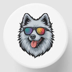 Dog Sunglasses Mountain Sunset Reflection Mini Candle Favors