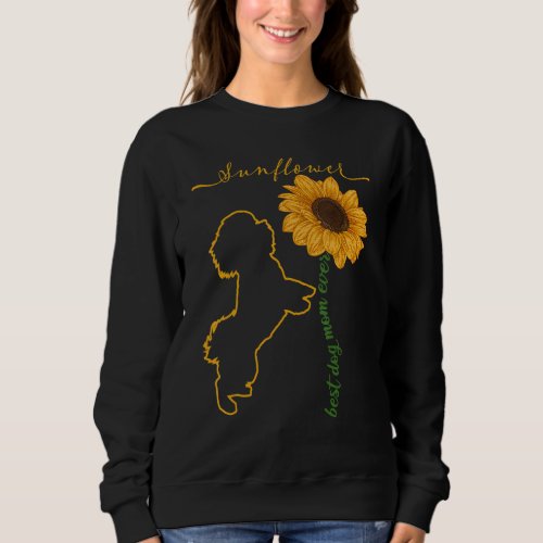 Dog Sunshine Dogs Sunflower Dogmom Positiv Saying Sweatshirt