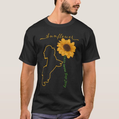 Dog Sunshine Dogs Sunflower Dogmom Positiv Saying T_Shirt