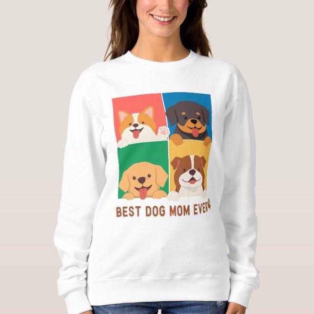 Dog Sweatshirt Perfect Pet Owner Gift (Front)