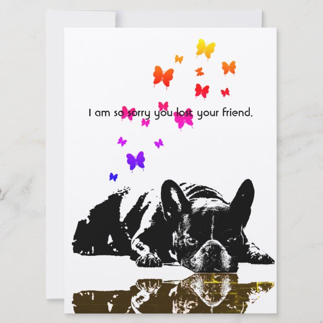 Dog Sympathy Card (Front)